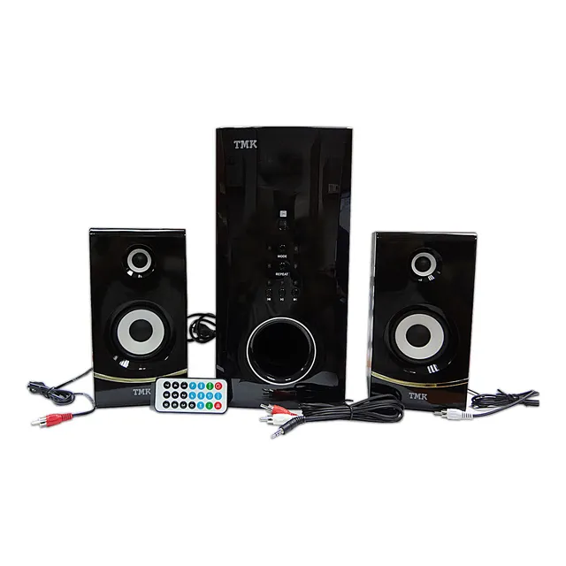 Cornetas Subwoofer Bajo 2.1 3.5mm Sd 65w Retiro Tienda