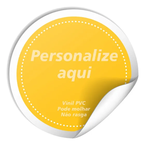 1000 Etiquetas Autoadesivas 4x4cm Rótulos Personalizados