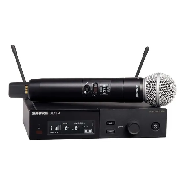 Shure Slxd24/sm58-g58 Sistema Inalambrico Digital Mic D Mano