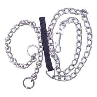 Correa Cadena Para Perro Grande Más Collar De Entrenamiento Correa Cadena Para Perro Grande Más Collar De Entrenamiento