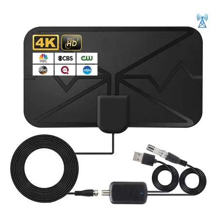 Alta Calidad Antena Tv Digital 4k Interior + Amplificadores