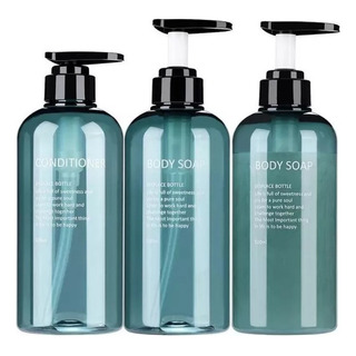 Np Nuevo Set Botella Champú Ducha 3 En 1 300 Ml/500 Ml Np Nuevo Set Botella Champú Ducha 3 En 1 300 Ml/500 Ml