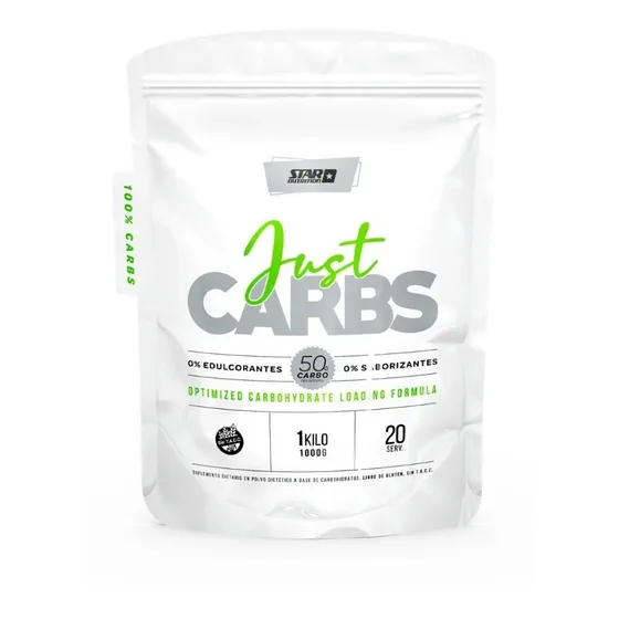 Just Carbs 1 Kg Star Nutrition - Energia Y Resistencia