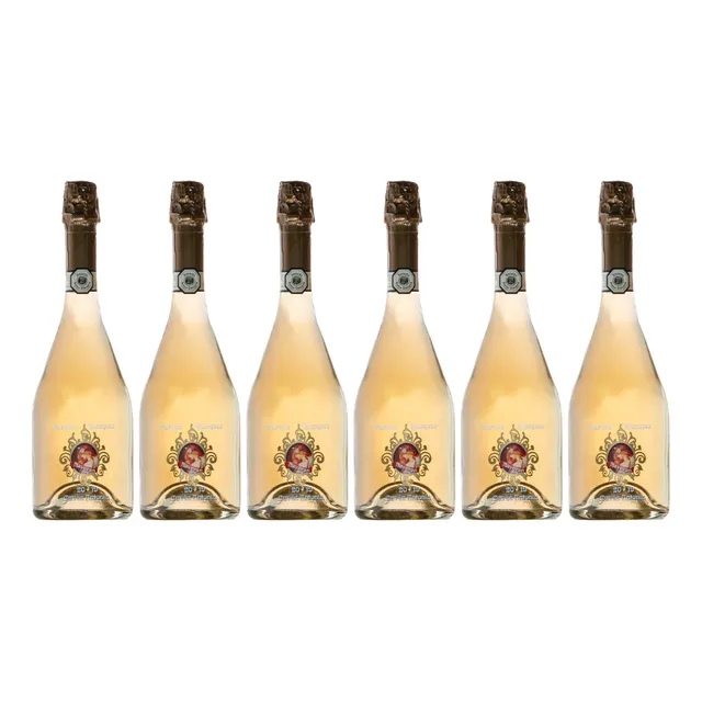 Vino Blanco Espumoso Cava Brut Perles Blanques 750ml Pack X6