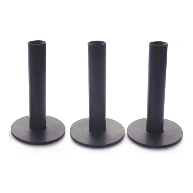 Pack Golf Tee Goma Ultra Larga Color Negro Mm)