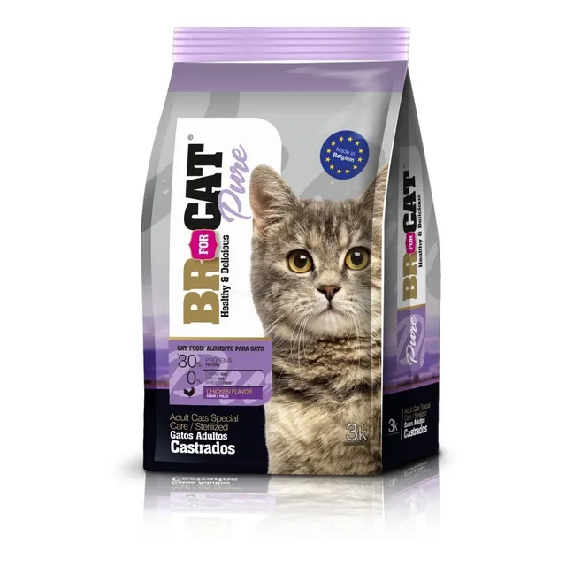 Br For Cat Castrados Pollo 3kg