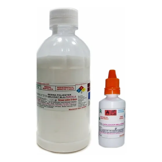 Resina Poliester Gelcoat Blanco X 125gr  Piscinas Y Jet Ski