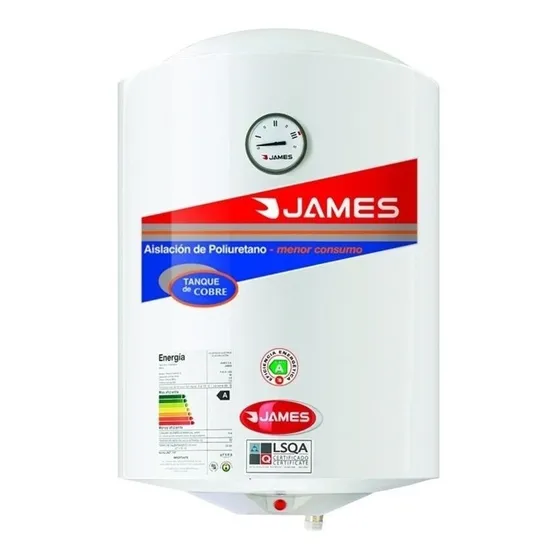 Calefon James Cobre 40 Lts Poliuretano Inyectado Eternos