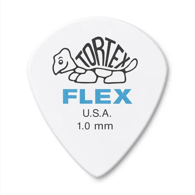 Púas De Guitarra Jim Dunlop Tortex Flex Jazz Iii, 10 Mm, Bla