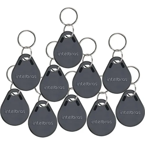 10 Chaveiros Tag Aproximação Rfid 125khz Intelbras TH 1000 125Khz