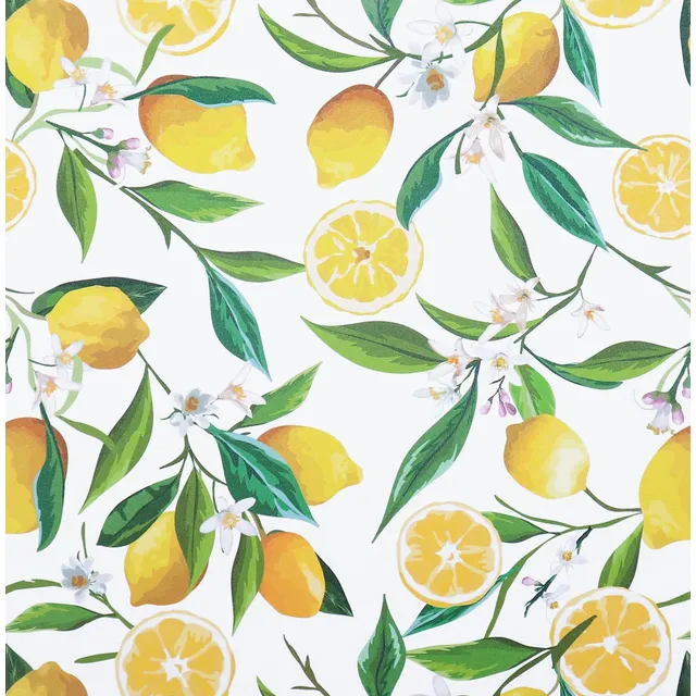 Veelike Papel Pintado Limon Para Despegar Pegar Floral