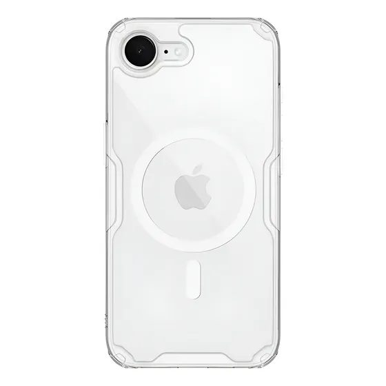 Case Nillkin Para Iphone 16e Nature Pro (mag) Transparente Clear Case Magsafe