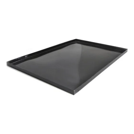 Asadera Placa Panadera De Chapa Enlozada 40 X 60 Cm Color Negro