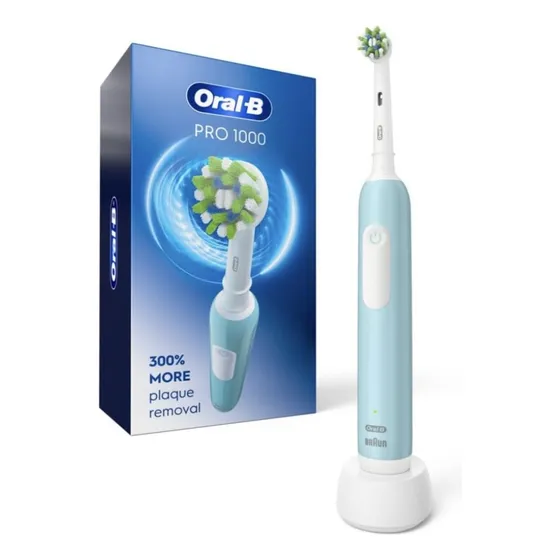 Oral B Cepillo Eléctrico Pro 1000 Azul Claro