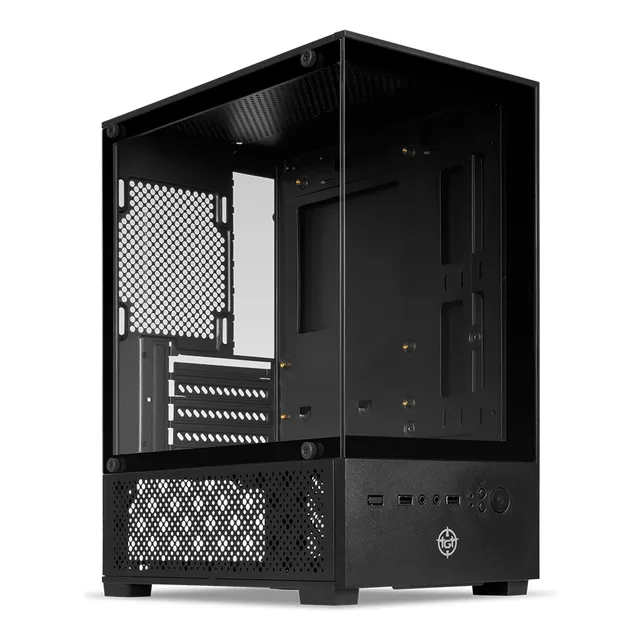Gabinete Gamer Tgt Legion, Mini-tower, Lateral De Vidro Preto Gabinete Gamer Tgt Legion, Mini-tower, Lateral De Vidro Preto