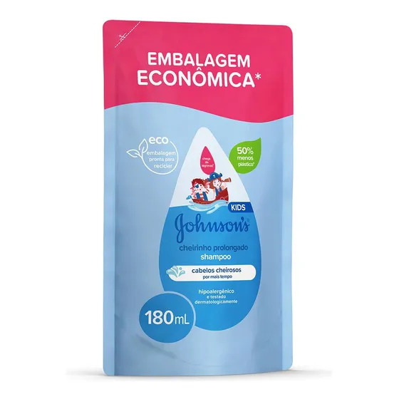 Shampoo Johnson's Baby Cheirinho Prolongado 180ml