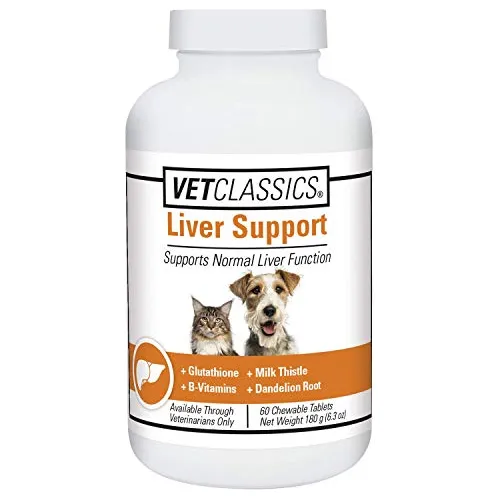 Vet Classics Liver Support Pet Health Supplement For 5rwkq