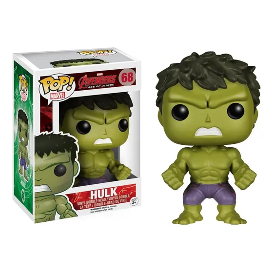 Funko Pop Hulk Marvel Avengers N68 Figura Coleccionable Febo