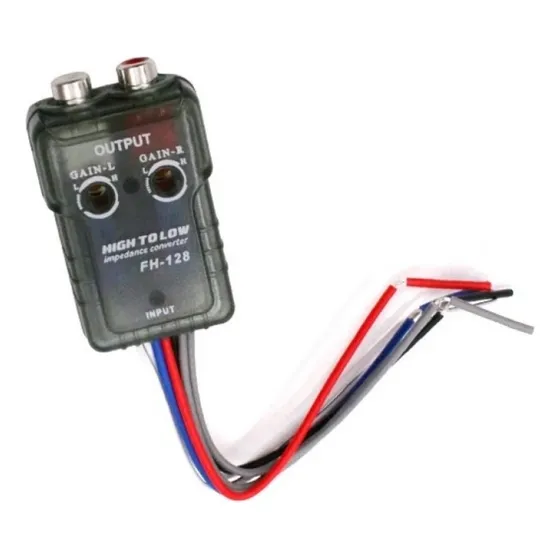 Conversor Impedancia Rca Radio Original Altas A Bajas Remoto