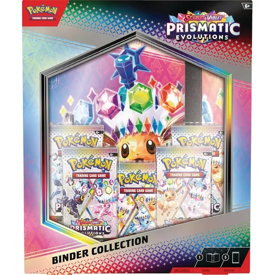 Pokémon Prismatic Evolutions Binder Collection idioma inglés