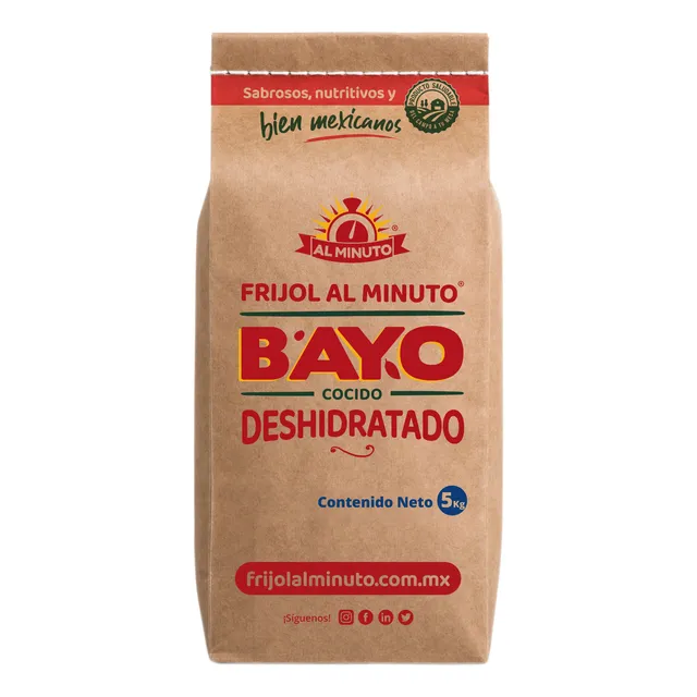 Frijol Al Minuto - Frijol Bayo Deshidratado - Costal 5kg