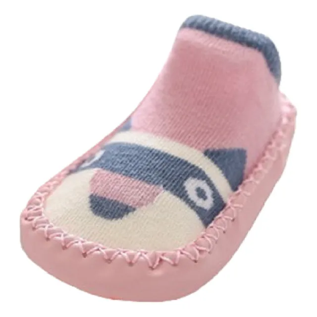 Hermoso Práctico Zapatos Medias  Antideslizantes Bebes Niños