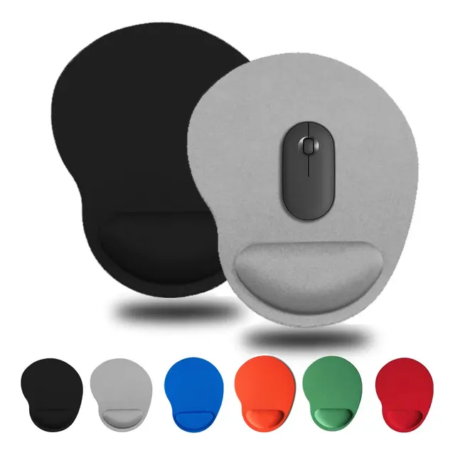 Mousepad Tapete Ergonomico De Antideslizante Negro Raton