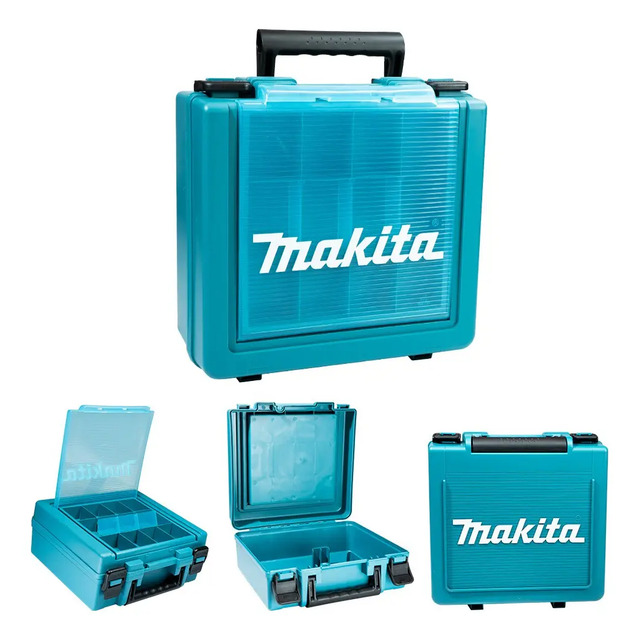 Maleta Plástica Para Furadeira - Makita Azul-turquesa Maleta Plástica Para Furadeira - Makita Azul-turquesa