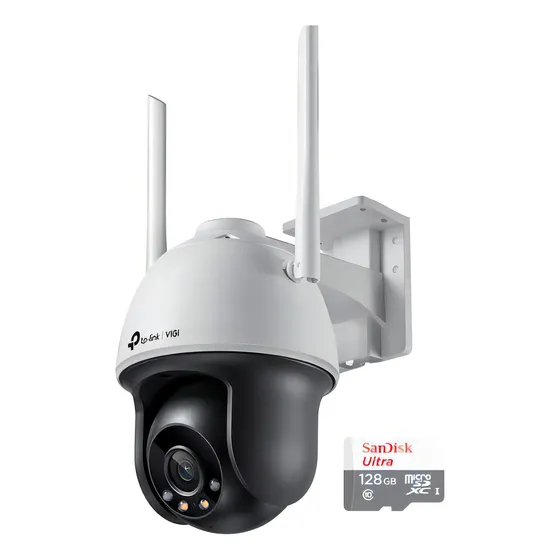 Cámara Ip Wifi Exterior Robótica Tp-link Vigi C540-w + 128gb