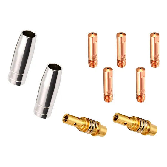 Kit - Bocal/porta Bico/bicos 0,8mm Tocha Mig Tme 115/150 Tbi