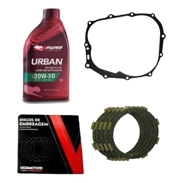 Kit Embrague Discos Veda + Junta +aceite Motomel Skua 150