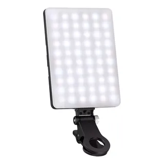 Neewer Led Luz Selfie Con Clip Para Movil/portátil, 60 Led 2000mah Recargable Cri 95+ Panel Iluminación Para Zoom Call Tiktok Video Foco Fotografía