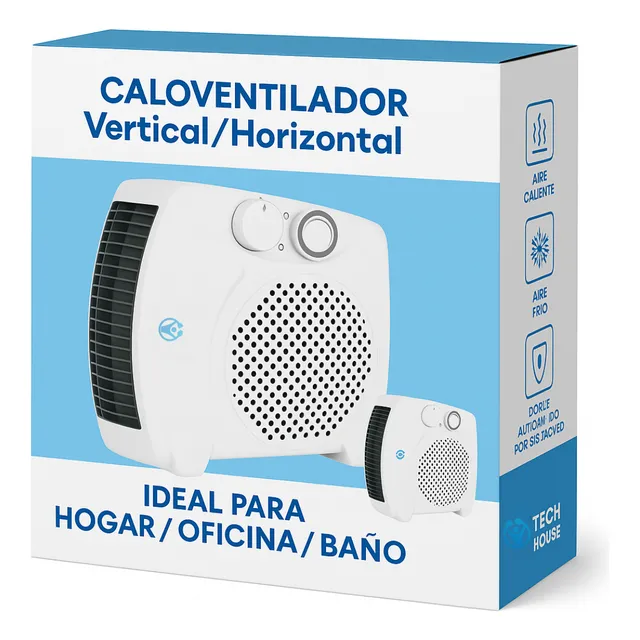 Caloventilador Para Baño Instantaneo 2 Años De Garantia