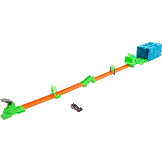 Hot Wheels Track Builder Playset Toxic Super Jump Pack Con C