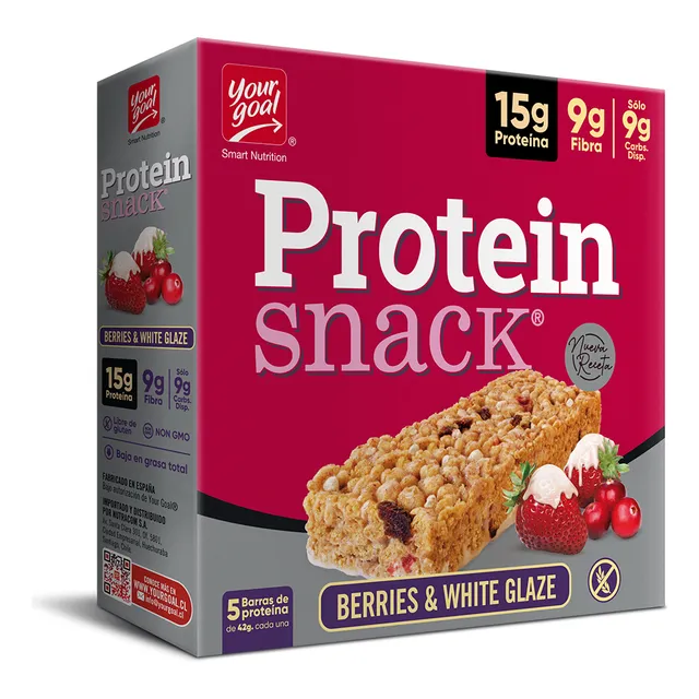 5 Protein Snack Berries & White Glaze