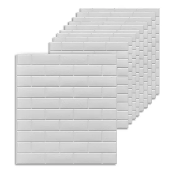 10 Placa Revestimiento Pared Autoadhesiva 3d 5,6m2 Holzboden