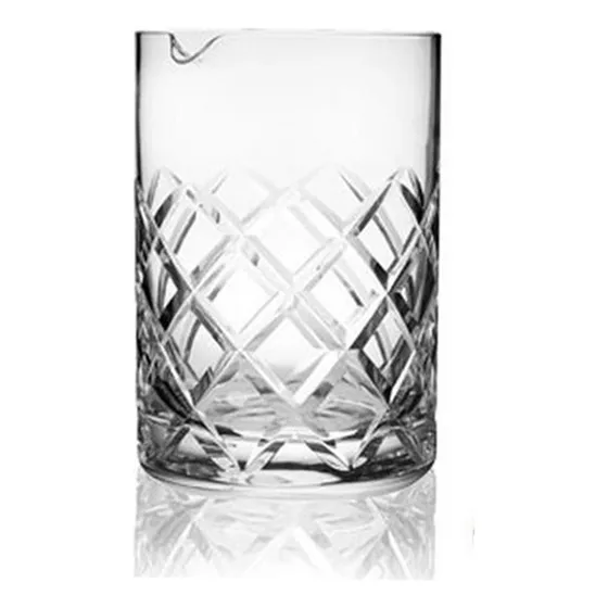 Vaso Mezclador Tallado Con Pico X500c Cristaleria San Carlos