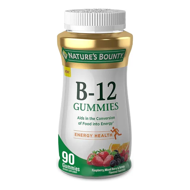 Vitamina B12 Nature's Bounty 90 Gomitas Bayas