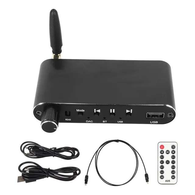 Receptor Y Transmisor Audio Estéreo Bluetooth 5.1 Hifi Aux