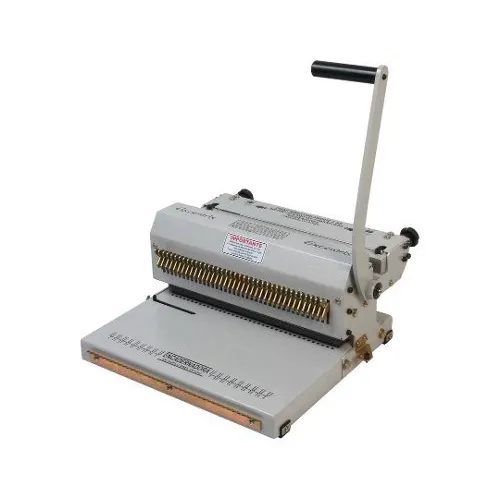 Encadernadora Excentrix Duplo Anel Conjugada 2x1 com capacidade para 15 folhas Oficio