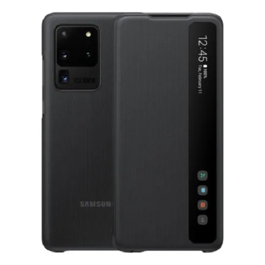 Estuche Samsung Smart Clear View Cover S20 Ultra