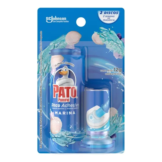 Discos Adhesivos Pato Marina Con Aplicador 2 Unidades