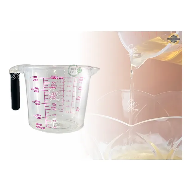 Jarra Medidora Plástica Pastelería 1 Litro Medir