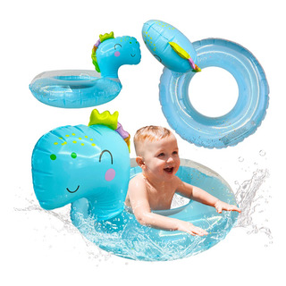 Salvavidas Flotador Dinosaurio Azul Inflable Infantil Niños Salvavidas Flotador Dinosaurio Azul Inflable Infantil Niños
