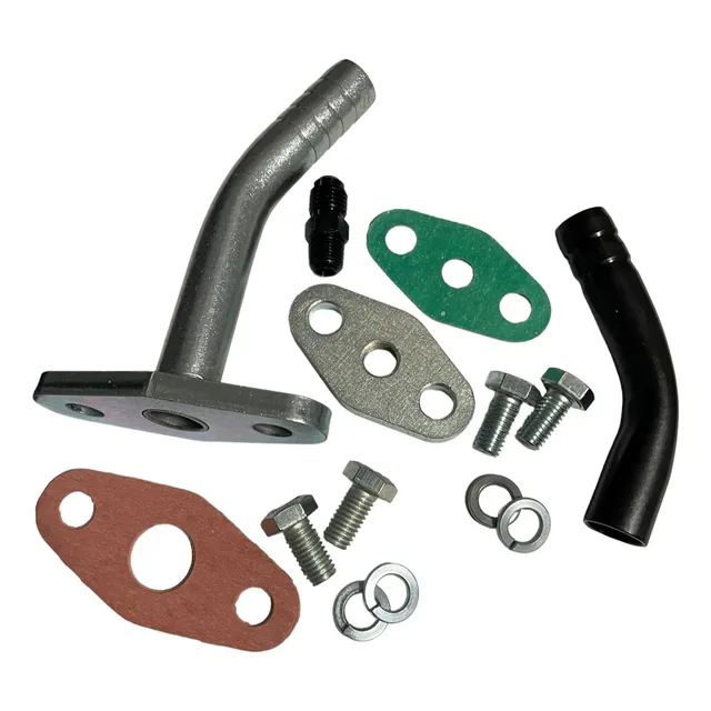 Kit Flange Da Entrada E Saída De Óleo Curva Turbina T3 
