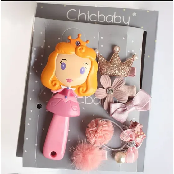 Set De Peine Y Accesorios Para El Cabello Para Niñas.
