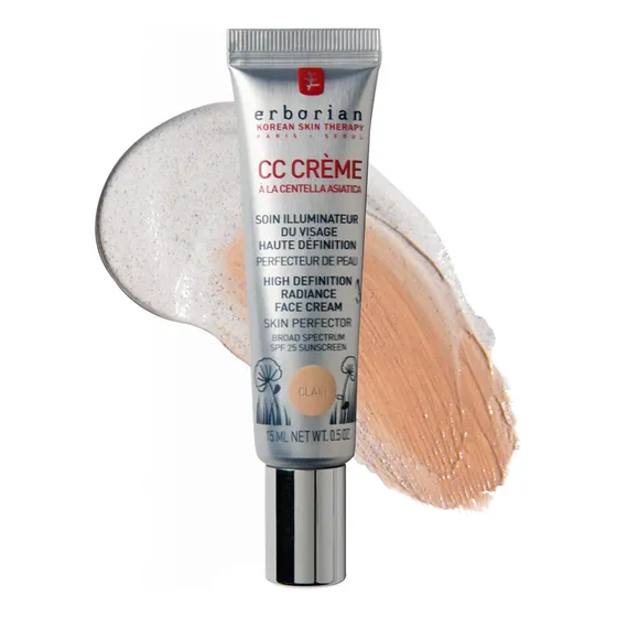 Crema Correctora De Color Erborian Cc Cream Con Centella Asi