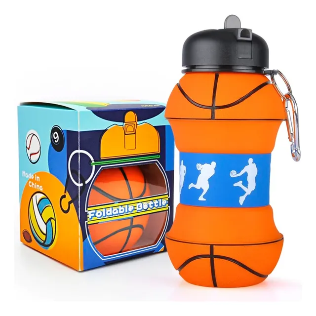 Termo Blando Silicona Retractil Deportes Futbol Balon Basket