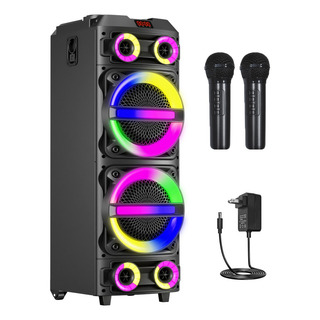 Grande Subwoofer Altavoz Bluetooth Inalámbrico Con Micrófono Grande Subwoofer Altavoz Bluetooth Inalámbrico Con Micrófono