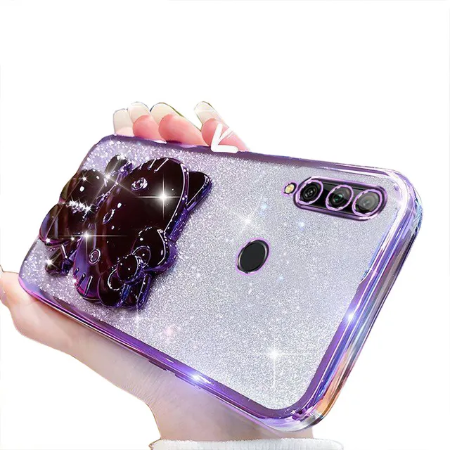 Case For Huawei Y6 8p Y7a Y9s Pro Polvo Flash Más Conejo